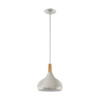 Aurelis – Steel Brushed Silver Ceiling Pendant Light Medium