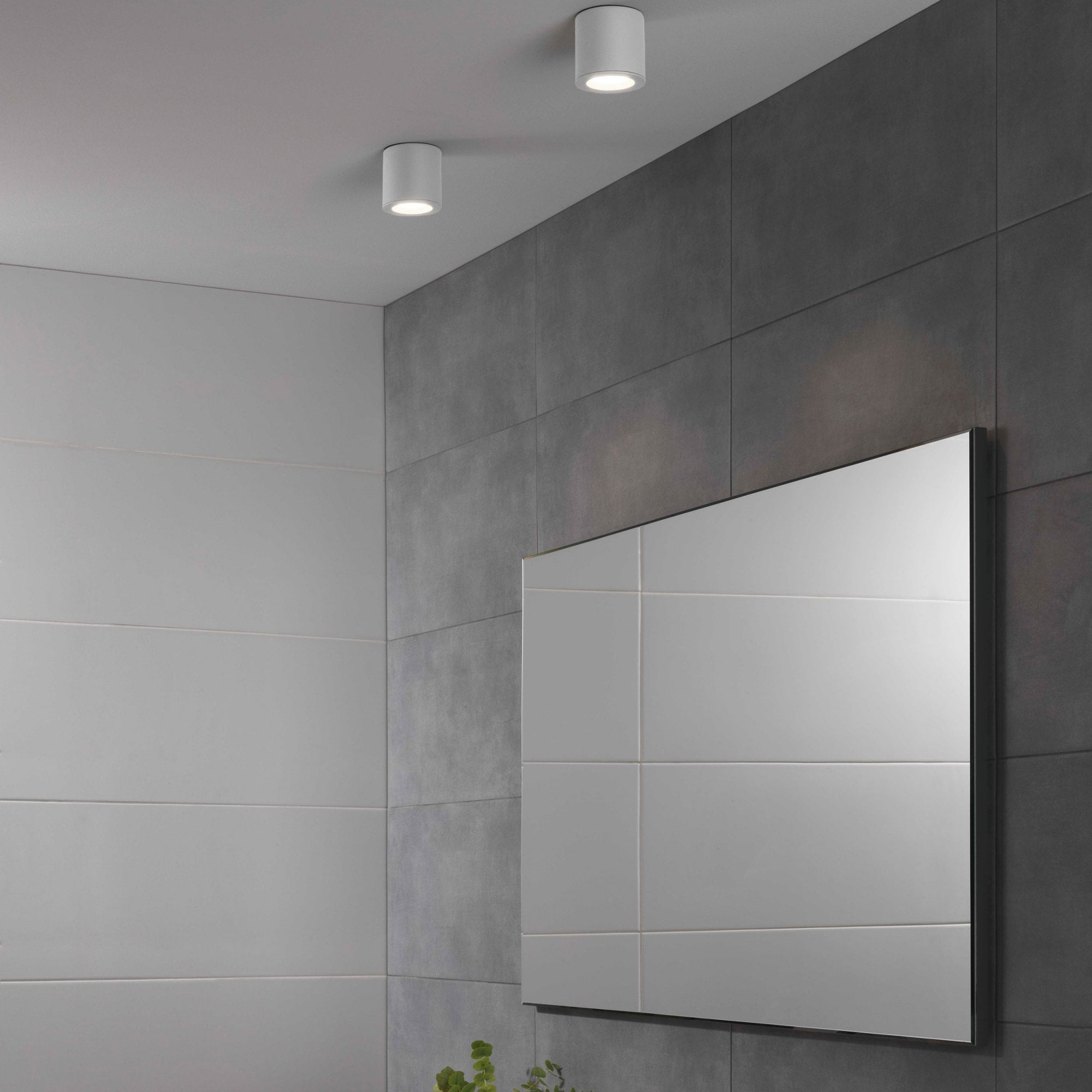 Aurelis – White Metal Surface Mounted IP65 GU10 Downlight