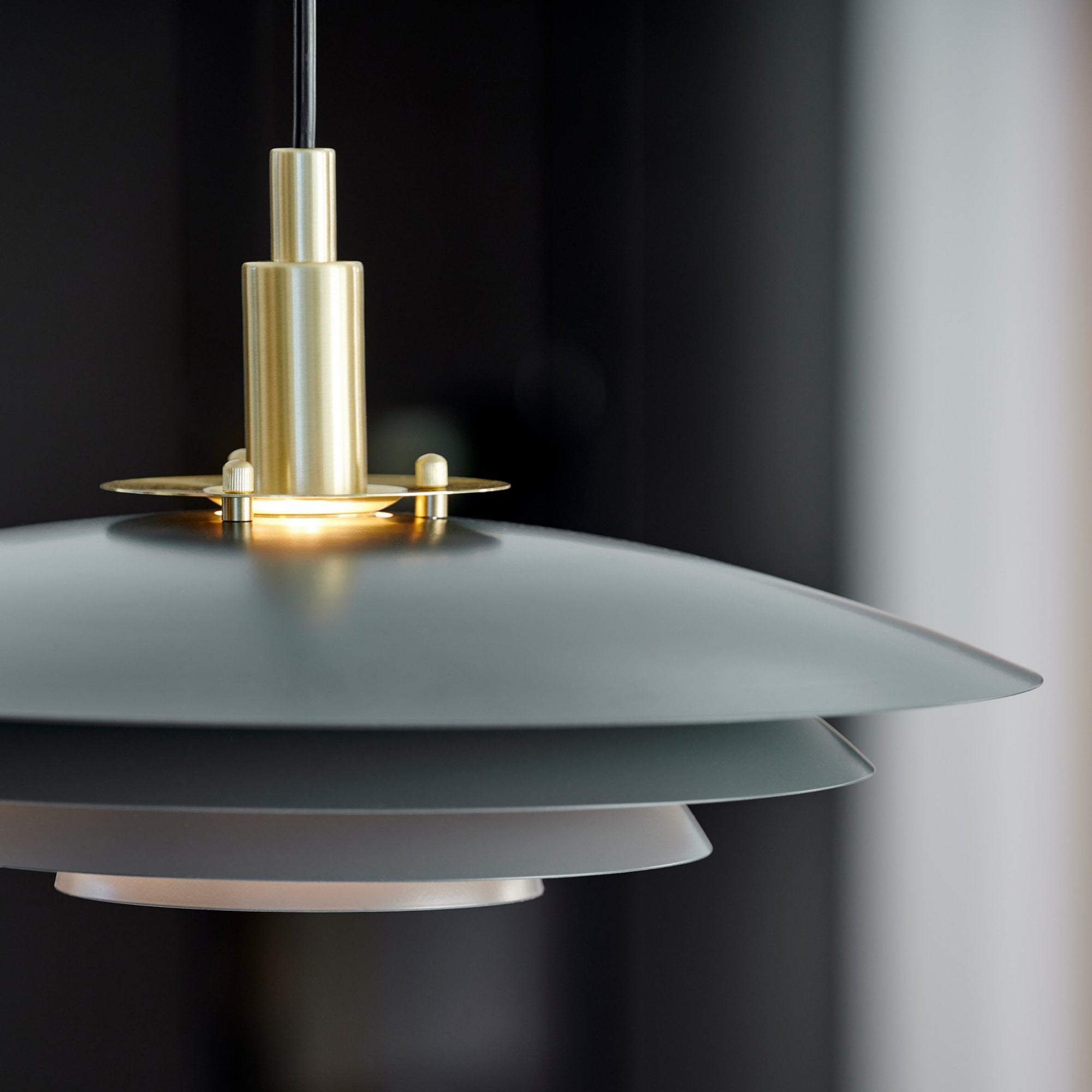 Eirian – Grey Layered Shade Pendant