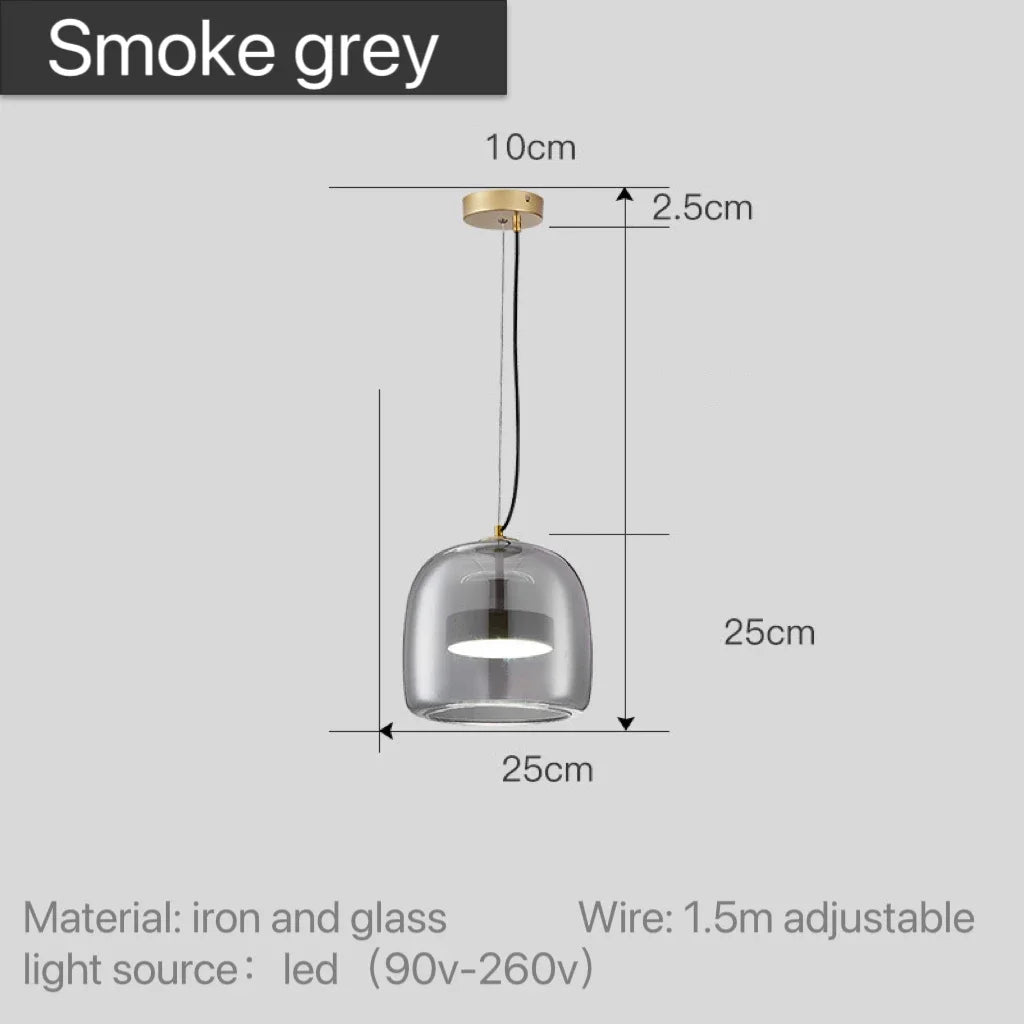Eirwyn – Glass Pendant Light Scandinavian Minimalist Design