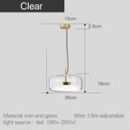 Eirwyn – Glass Pendant Light Scandinavian Minimalist Design