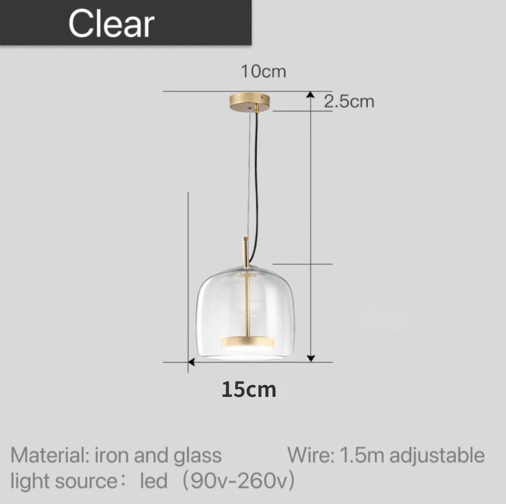 Eirwyn – Glass Pendant Light Scandinavian Minimalist Design