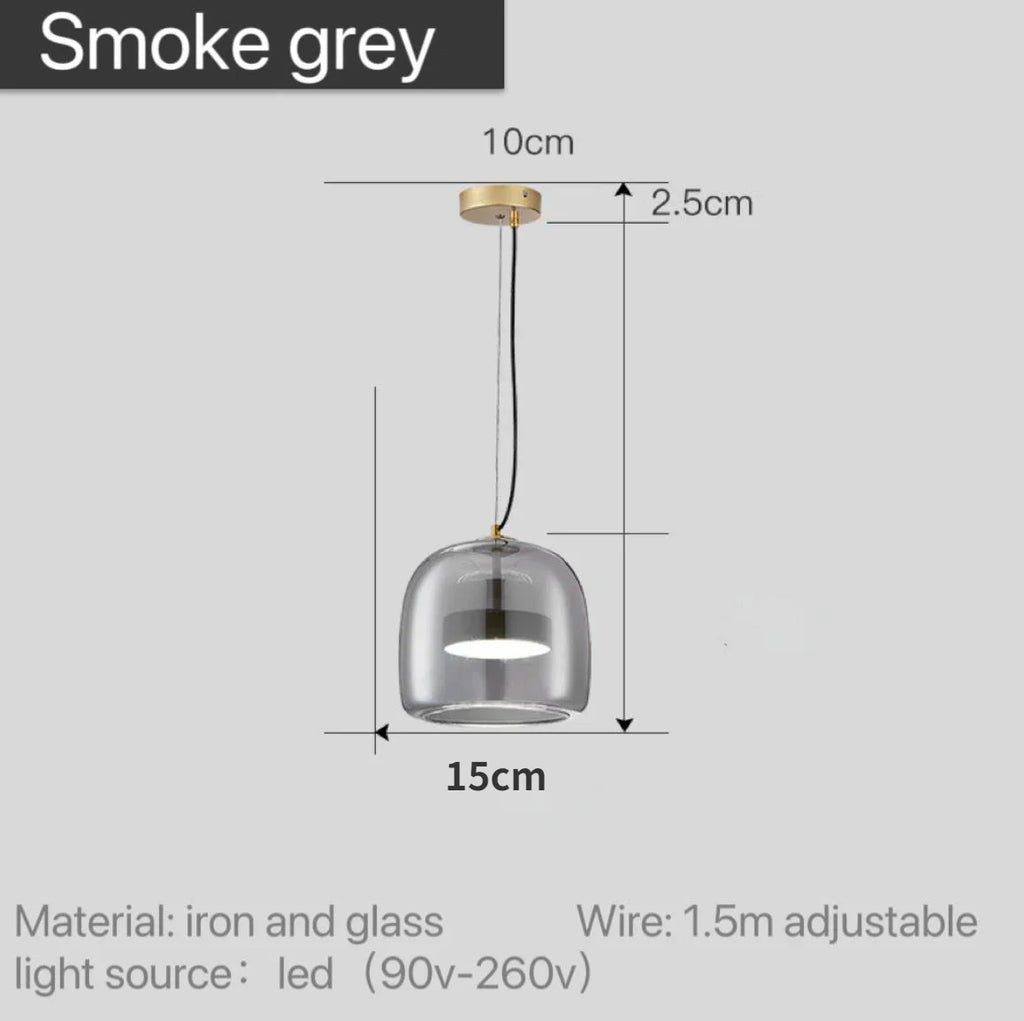 Eirwyn – Glass Pendant Light Scandinavian Minimalist Design