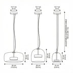 Eirwyn – Glass Pendant Light Scandinavian Minimalist Design
