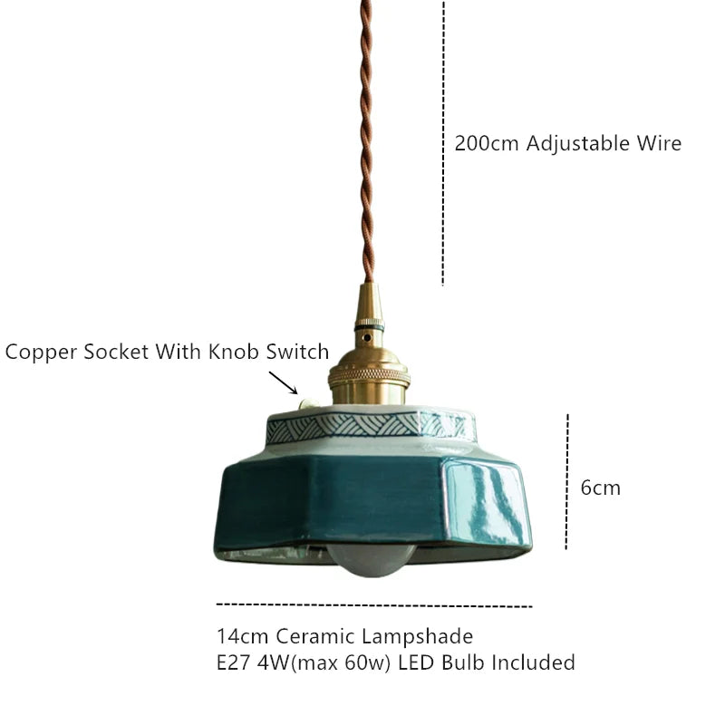 Elaris – Ceramic Pendant Light