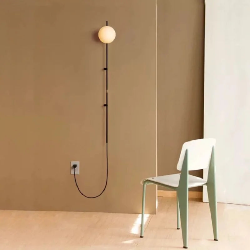 Eldora – Plug-in Matte Metal Wall Sconce