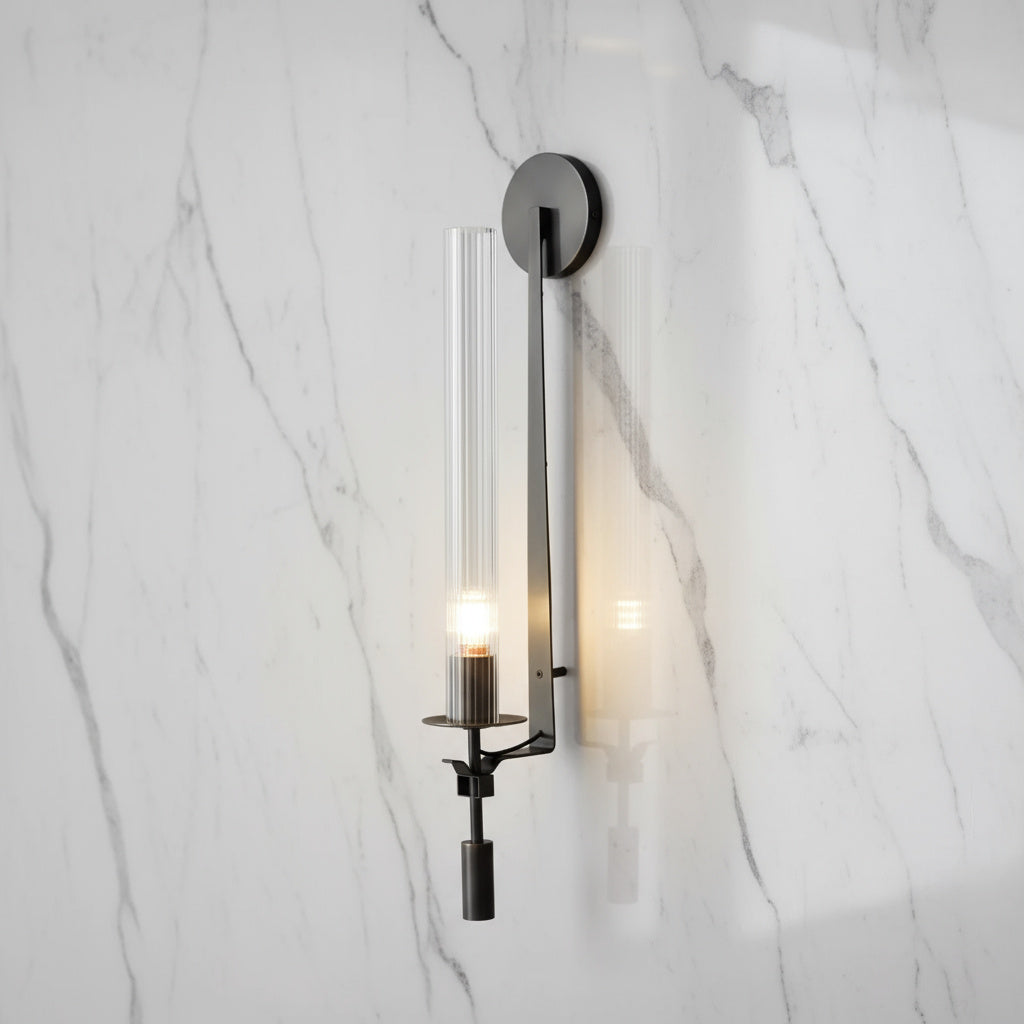 Solara – Gold Iron Wall Sconce