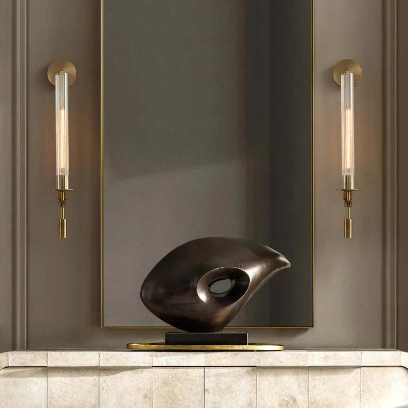 Solara – Gold Iron Wall Sconce