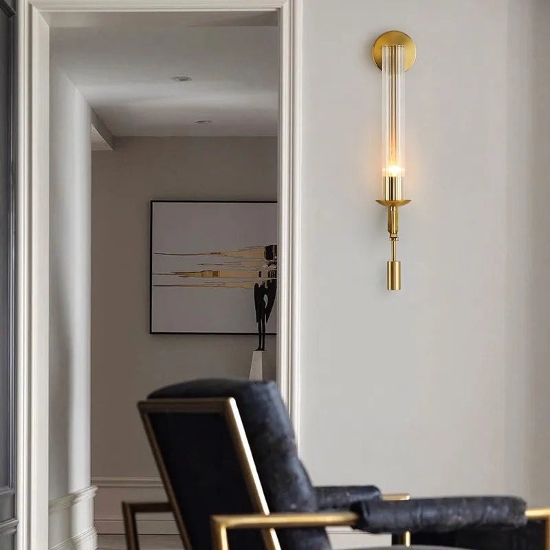 Solara – Gold Iron Wall Sconce