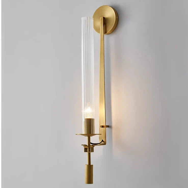 Solara – Gold Iron Wall Sconce