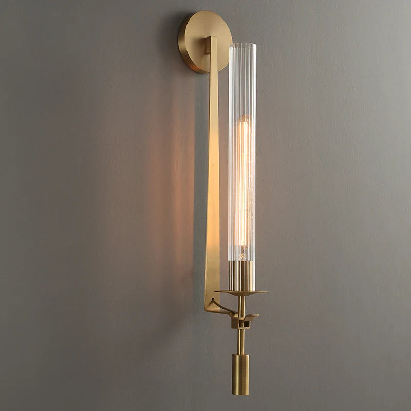 Solara – Gold Iron Wall Sconce