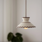 Sylvara – Ceramic Pendant Light with Copper Fixture