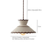Sylvara – Ceramic Pendant Light with Copper Fixture