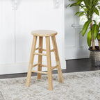 Sylvara – Wood Backless Bar Stool