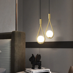 Vireli – Adjustable Black Metal Pendant Fixture