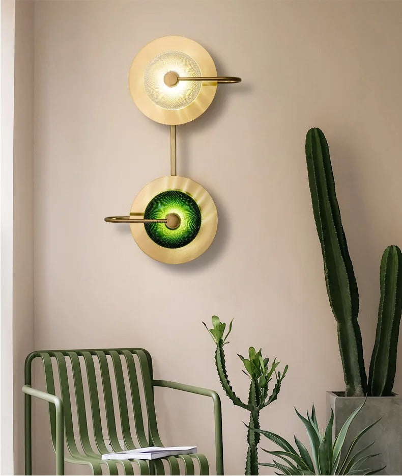 Vireli – Brass Scandinavian Wall Sconce