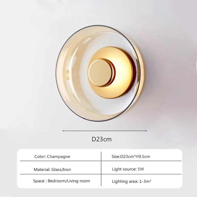 Vireli – Glass LED Wall Light