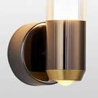 Vireli – Polished Metal Rotatable Glass Wall Light