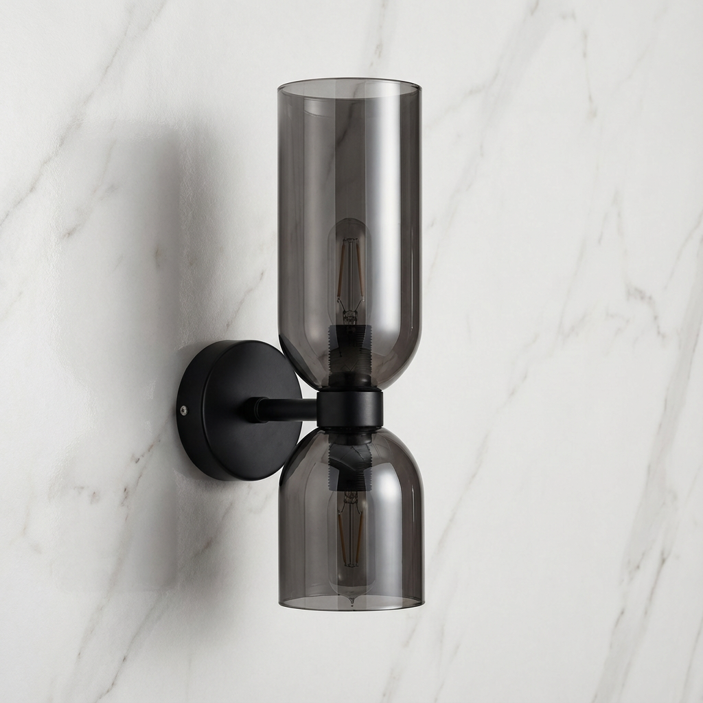 Virell – Iron Glass Wall Sconce
