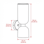 Virell – Iron Glass Wall Sconce