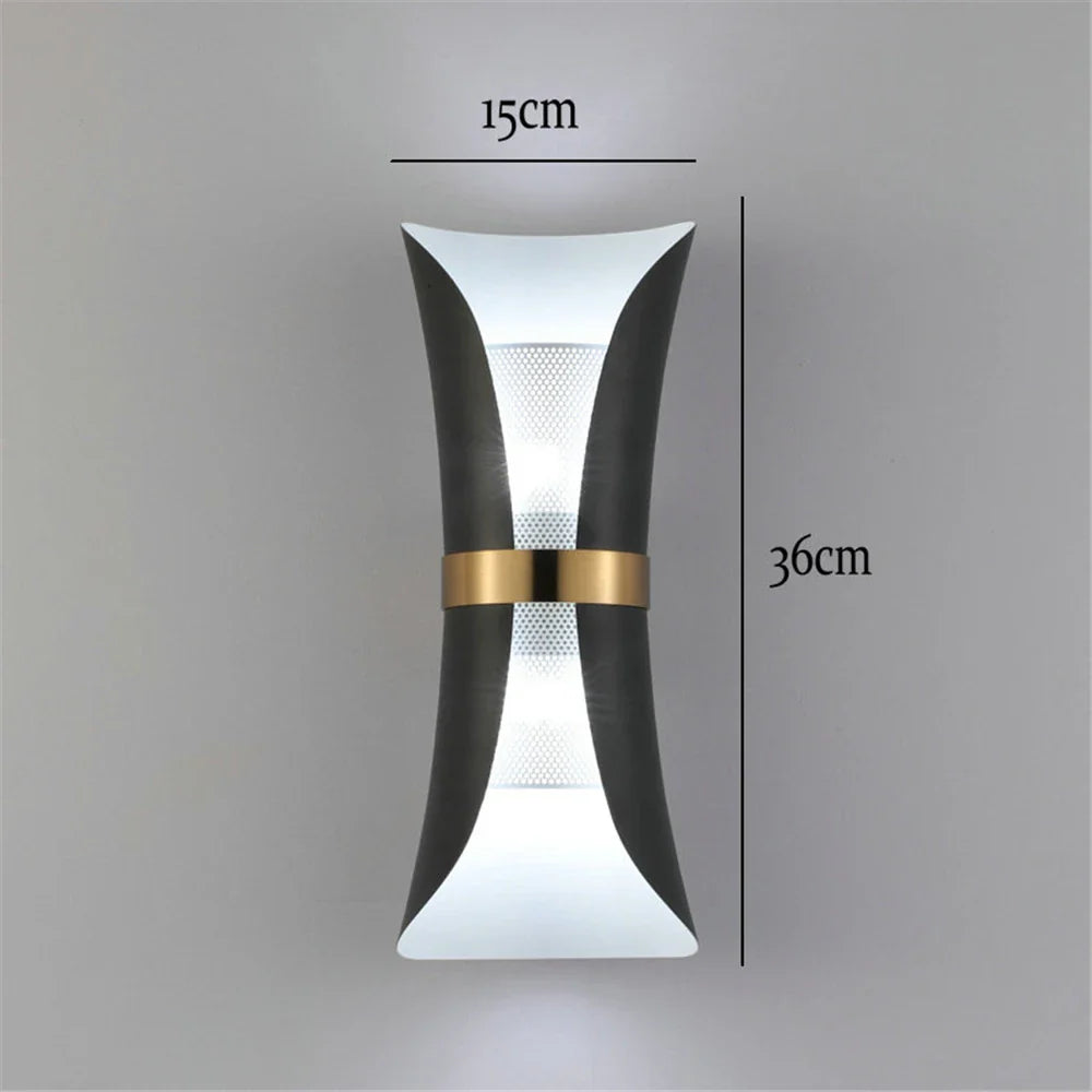 Virell – Metal Dual Light Wall Lamp