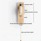 Zephora – Adjustable Travertine LED Rotating Wall Sconce