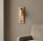 Zephora – Adjustable Travertine LED Rotating Wall Sconce