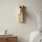 Zephora – Adjustable Travertine LED Rotating Wall Sconce