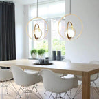 Zephra – Rotating Metal Gold Ceiling Pendant Light