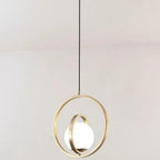 Zephra – Rotating Metal Gold Ceiling Pendant Light