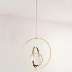 Zephra – Rotating Metal Gold Ceiling Pendant Light