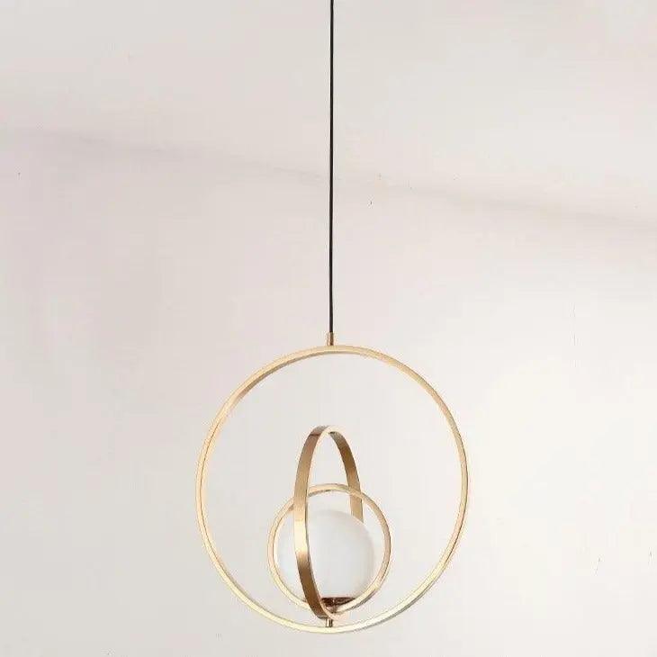 Zephra – Rotating Metal Gold Ceiling Pendant Light
