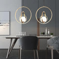 Zephra – Rotating Metal Gold Ceiling Pendant Light