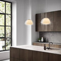 Zephyra – Glass Pendant Light with Metal Fixtures